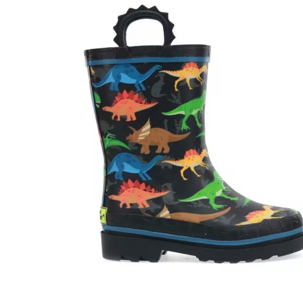Western Chief Kids' Dinosaur Print Rain Boots